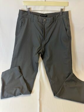 Marc New York Men's Charcoal Gray Stretch Chinos